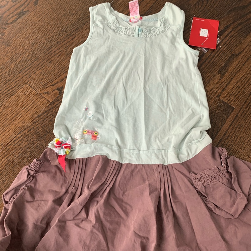 Deux par deux girls sleeveless dress